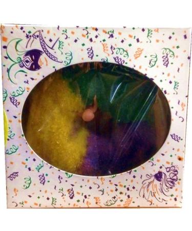 Mini New Orleans Mardi Gras King Cake 4 OZ