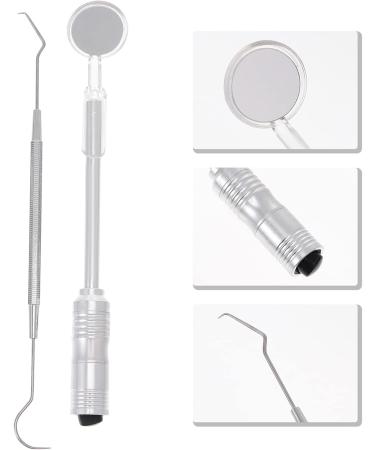 Healifty Dental Picks Set - Teeth Cleaning Kit with LED Light, Stainless Steel Tooth Scraper - Portable Oral Care Tool for Calculus Removal and Stain Prevention - Buy Online on SooperMarket.com