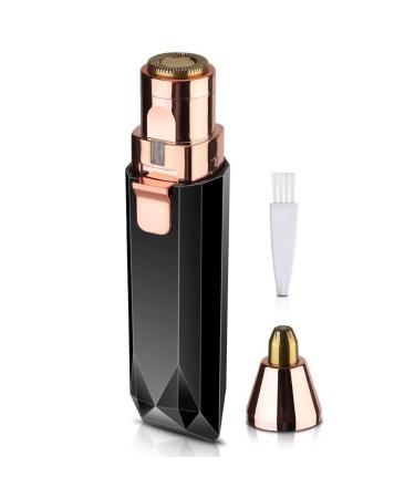 Portable Electric Eyebrow Trimmer with LED Light & Light Push Switch 2 in 1 Eyebrow Trimmer Eyebrow Razor for Travel
