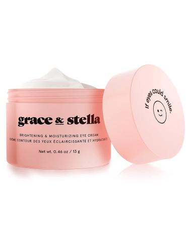 Eye Cream For Dark Circles  Bags And Puffiness (13 g) - Vegan Under Eye Cream For Wrinkles - Anti Aging Eye Cream (New Formulation) Eye Repair Cream by grace and stella