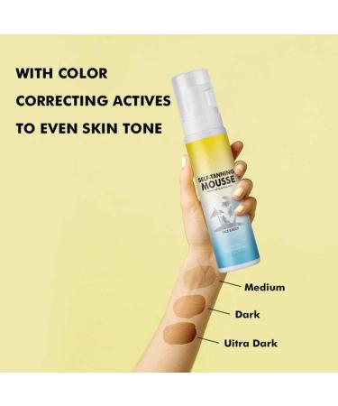 100ml Bronzer Tanning Mousse Cream - Fast-Dry, No Streaks, Sunless Self Tanning Lotion - Buy Online on SooperMarket.com