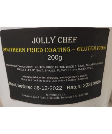 Southern Fried Chicken Coating (Gluten Free) 200g - Delicious and Crispy Coating for Gluten-Free Chicken - Buy Online on SooperMarket.com