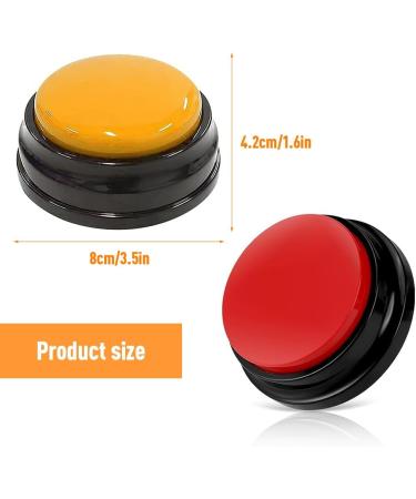 Lufeis Dog Training Bells - 4 Pack Recording Buzzers for Potty Communication & Cleanliness Training - Interactive Pet Doorbell Buttons - Buy Online on SooperMarket.com