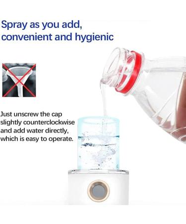 AIDIRui Portable Facial Steamer Mini USB Facial Humidifier Nano Facial Sprayer Handy Face Steamer Mist Spray Machine - Buy Online on SooperMarket.com