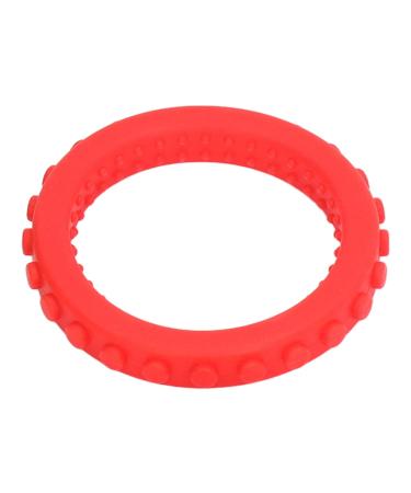 4PC Baby Biting Rings - Silicone Chicken Teething Toys - Red Orange Gray Green - Dishwasher & Fridge Safe - Ideal for Boys & Girls - Buy Online on SooperMarket.com