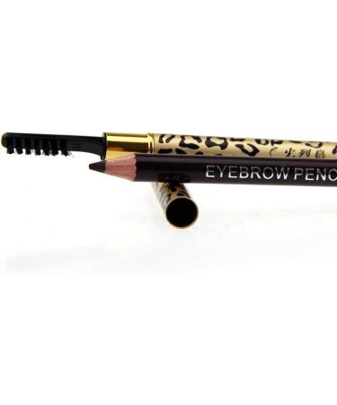Angoily 2pcs Set 12pcs Brow Pencil Eyebrow Pen Eyeliner Pencil with Brush Iron Tube Double Head - Buy Online on SooperMarket.com