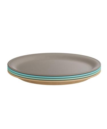 Nip baby and children's plate set with motif dishwasher-safe children's dishes extra flat & perfect for coast start plastic plate BPA-free without melamine matte colors