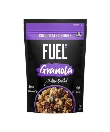 Fuel10k Chocolate Granola Porridge Oats 1kg Muesli Protein 50% Cocoa Solid Breakfast with Welari Thank You Card (1pack)
