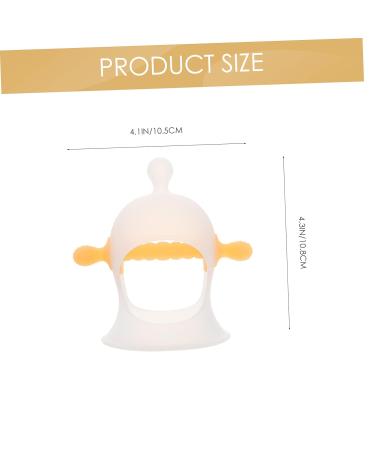 STAHAD 2pcs Three-Dimensional Hand Teether Toddler Chew Toys Silicone Toys Silicone Baby Toys Silicone Baby Hand Teether Baby Gum Teether Silicone Hand Sucking Teether Infant Chew Toy Car Yellowx2pcs 10.8x10.5x10.5cmx2pc... - Buy Online on SooperMarket.com
