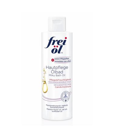 Free oil skin care oil bath with high -quality vegetable oils moisturizing resentment relaxed and calms extremely dry and sensitive skin vegan body oil 200 ml