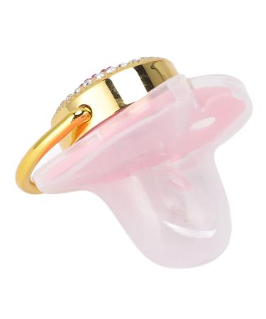 Shop Soft Pink Baby Pacifier - Safe & Flexible Ultralight Design for Comfort | International Shipping Available - Buy Online on SooperMarket.com