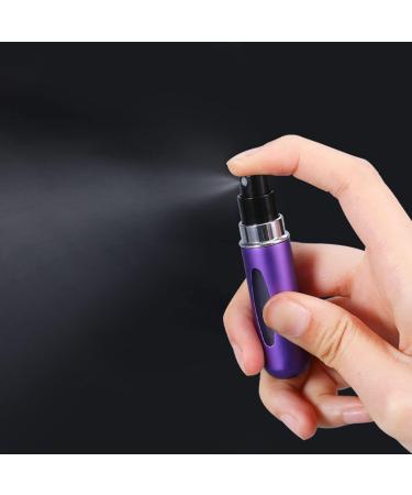 UMETASS Portable Perfume Atomizer Bottle 5ml (0.2oz) Spray Travel 5-Pack - Refillable Empty Pump Bottle for Delicate Fragrance on the Go - Buy Online on SooperMarket.com
