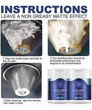 Mof Chef Cleaner Mof Powder Cleaner Mof Chef Powder Cleaner Mofchef Powder for Cleaning M.O.F Chef Kitchen Cleaner Powder Mof Cleaning Powder Mof Chef Cleaner Powder 500g (100G-1PC) - Buy Online on SooperMarket.com