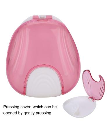 Portable Slim Orthodontic Mouth Protection Case - Waterproof Storage Container for Adults (Pink) | International Shipping - Buy Online on SooperMarket.com
