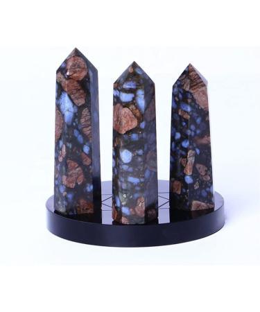 Meditation Gift Natural Crystal Blue Light Stone Pagoda Home Meditation Reiki Decoration Pack of 1 (Size : 7-8cm) - Buy Online on SooperMarket.com