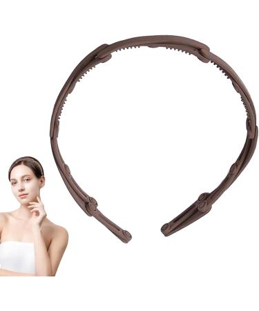 Foldable Hair Bands | Hair Bands | Compact Hair Bands Portable Stretchy Foldable Headband Foldable Travel Headband Hair Accessories Headband for Business Trips Daily Outing Light Coffee - Buy Online on SooperMarket.com