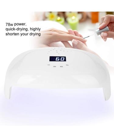 78W UV LED Nail Lamp - Automatic Sensor & Fan Dual Light Nail Dryer for Home & Salon - EU Shipping Available - Buy Online on SooperMarket.com