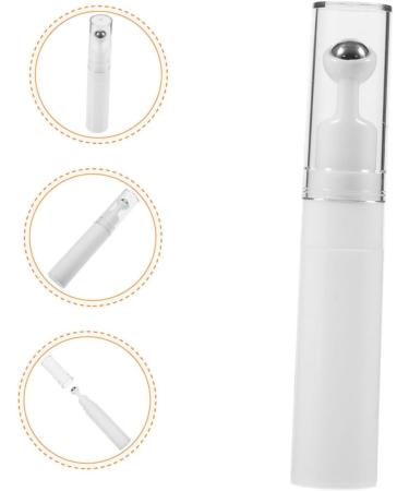 PLAFOPE Cosmetic Bottle Under Eye Cream Empty Cream Bottle Refillable Eye Serum Bottle Refillable Cream Bottle Eye Cream Applicator Essential Oil Dispenser Roller Ball Bottle White - Buy Online on SooperMarket.com