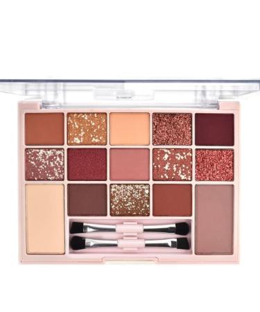 Hard Candy Eyeshadow Palette  Blushful Nudes  15 Shadows  Mattes & Shimmers