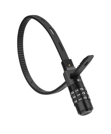 Rockbros bicycle lock e-scooter lock light number lock with number code cable lock 3-digit code helmet lock for bicycle scooter scooter
