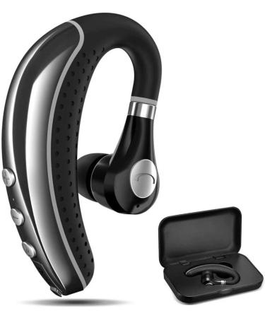 COMEXION Bluetooth Headset V5.0 Bluetooth Earpiece with Mic and Mute Key Wireless Noise Reduction Business Earphone for Driving/Meeting/Listening