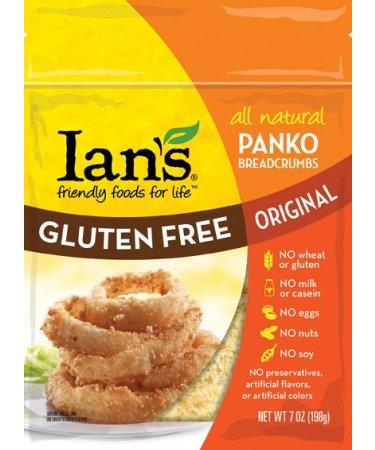 Ian's Natural Foods Panko Breadcrumbs Gluten Free Original -- 7 oz Each / Pack of 2 7 Ounce (Pack of 2)