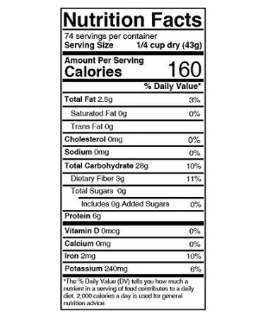 Earthborn Elements White Quinoa 1 Gallon - Gluten-Free, Raw, Vegan - 7 lb Resealable Bucket - Buy Online on SooperMarket.com