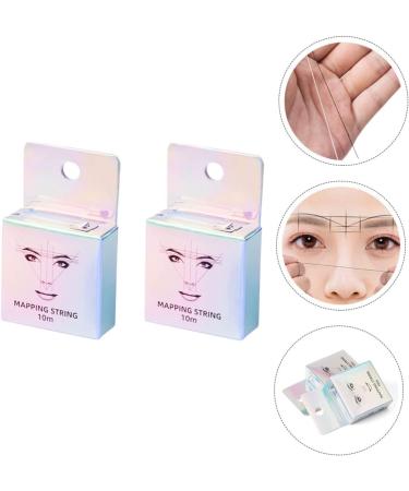 Healeved 2pcs Eyebrow Locating Tool Convenient Eyebrow Ruler Simple Mapping Ruler - Buy Online on SooperMarket.com