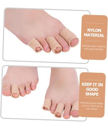 Healifty 8 Pcs Silicone Toe Cover Sleeves - Reusable Gel Protectors for Toe Tubes & Finger Sleeves - Anti-wear & Elastic Bands for Toe and Finger Protection - Buy Online on SooperMarket.com