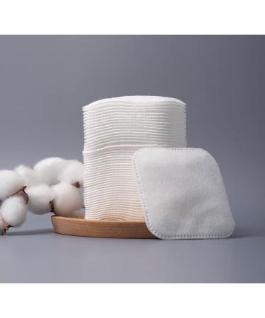 SHINO Natural Square Cotton Pads 100 Ps - Biodegradable Makeup Remover Pads for Sensitive Skin | Beauty, Personal Care, Baby Care & Daily Cosmetics - Buy Online on SooperMarket.com