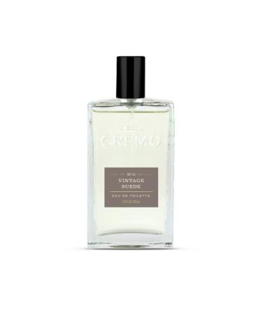 Cremo Vintage Suede (Reserve Collection) Cologne Spray, A Combination of White Moss, Rich Amber, and Smooth Suede, 3.4 Fl Oz