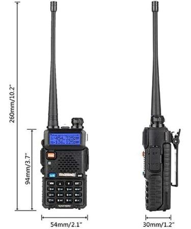 Baofeng UV-5R Dual Band Walkie Talkie Upgrade Version | 144-148/420-450Mhz Ham Two Way Radio - Buy Online on SooperMarket.com
