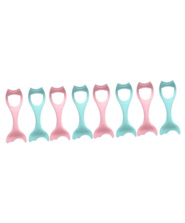 MAGICLULU 8 Pcs Mascara Brush Eyeshadow Silicone Eyeliner Mascara Tool Bridegroom
