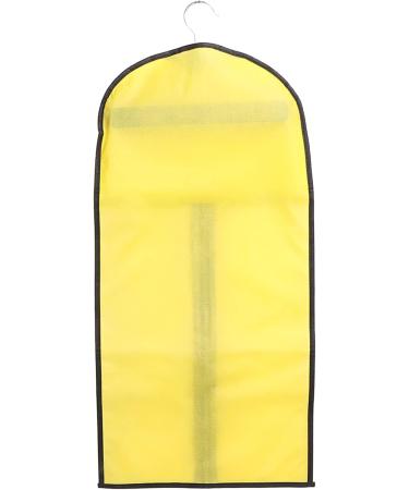 Wig Stand Hair Extension Storage Bag Portable Dustproof Hair Extension Holder with Zipper for Daily Travel Use (Yellow) - Buy Online on SooperMarket.com
