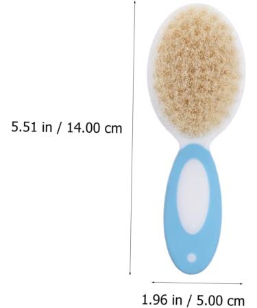 3pcs Wool Brush Baby Grooming Kit Newborn Shower Hair Clipper Cleaner Set - Buy Online on SooperMarket.com