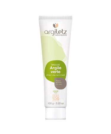 Argiletz Green Clay Face Mask for oily skin 100g / 3.53 fl.oz. 100% sourced and produced in France. Finest grade of clay.