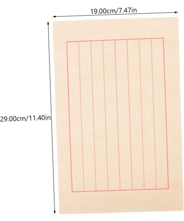 STOBOK 50 sheets Japan Art Paper Zhi Calligraphy Japanese Sumi Stationery Rice Mat Drawing Painting - Buy Online on SooperMarket.com