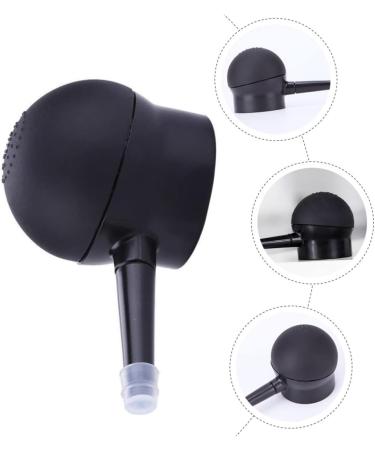HAPINARY 2 Pcs Silicone Nozzle Fiber Applicator Hair Fibers Pump Spray Nozzle Hair Dye Tools Black - Buy Online on SooperMarket.com