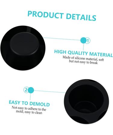 Zerodeko 2pcs Silicone Cake Cup Kitchen Accessories Kitchen Accesories Blackc Grids Cake Cups Cake Making Tool Silicone Molds Popsicles Molds Muffin Pans Silicone Bakeware Muffin Cake Cups 21X21X4.5CM Black - Buy Online on SooperMarket.com