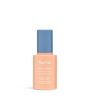Nuria - Defend Skin Restoring Serum Antioxidant Serum for All Skin Types Skin Care Serum with Carrot Seed Oil Rooibos Red Tea and Sodium Hyaluronate 25mL/0.8 fl oz