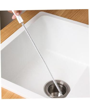 Buy Flexible Sink Cleaning Brush | Pipe Dredging & Sewer Hair Clog Removal Tool | Long Nylon Bristles | 1PC - Buy Online on SooperMarket.com