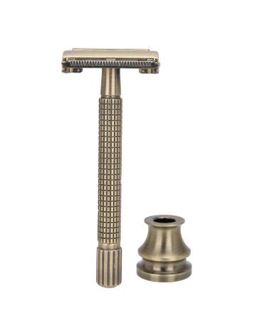 Slip-Resistant Manual Beard Shaver Safety Razor | Durable Gold Beard Cutter Tool for Men - Buy Online on SooperMarket.com