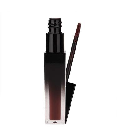 Lip Gloss Dark Brown Lip Liner 5.7ml Long Lasting Matte Lip Gloss Moisturizing Liquid Lipstick Dark Brown Series (13#)