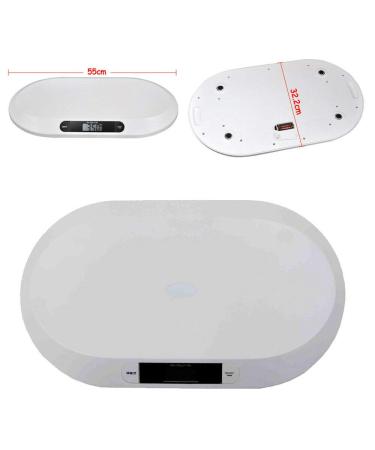 Digital Baby Scales for Newborns - High Accuracy LCD Display 20kg Capacity White - Buy Online on SooperMarket.com