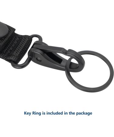 Dotacty Heavy Duty Belt Keeper Clip Key Holder with Nylon MOLLE Strap - Black - Buy Online on SooperMarket.com