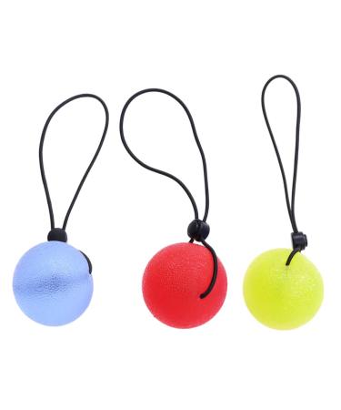 HAPINARY 3 Pcs Grip Strengthening Ball Power Balls Training Exercises Squeezeball Massage Fitness M As Shown