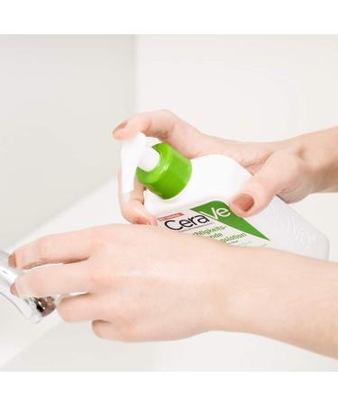 Cerave Moisturizing Cleansing Lotion - Gentle Cleanser for Normal to Dry Skin with 3 Essential Ceramides & Hyaluronic Acid | 473 ml 6 Pack - International Shipping Available - Buy Online on SooperMarket.com