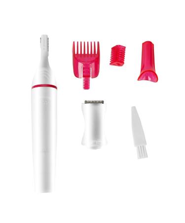 Electric Shaver Eyebrow Trimmer Women Hair Shaver with Detachable Cutter Heads for Men Nose Hair Remover Women