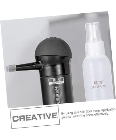 Mikinona 1pc Silicone Nozzle Hair Spray Application Nozzle Hair Building Fibers Applicator Hair Spray Nozzle Hair Fibers Sprayer Spray Mist Bottle Natural Hair Spray Plastic Abs Black - Buy Online on SooperMarket.com