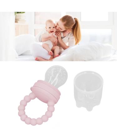 Removable Food Supply Pacifier - Safe Fruit Feeder for Babies (Pale Pink) | International Shipping - Buy Online on SooperMarket.com